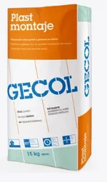 Pasta de agarre, Plast montaje de Gecol. Saco15 kg